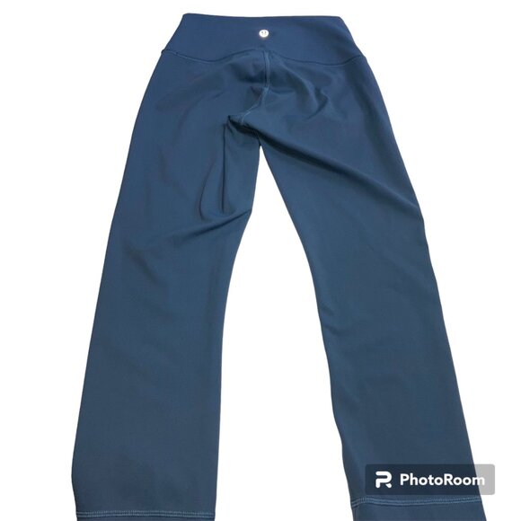 Lululemon Wunder Under High Rise 20" Crop Luxtreme Sz 4 W6ATTS Steel Blue - Picture 6 of 10
